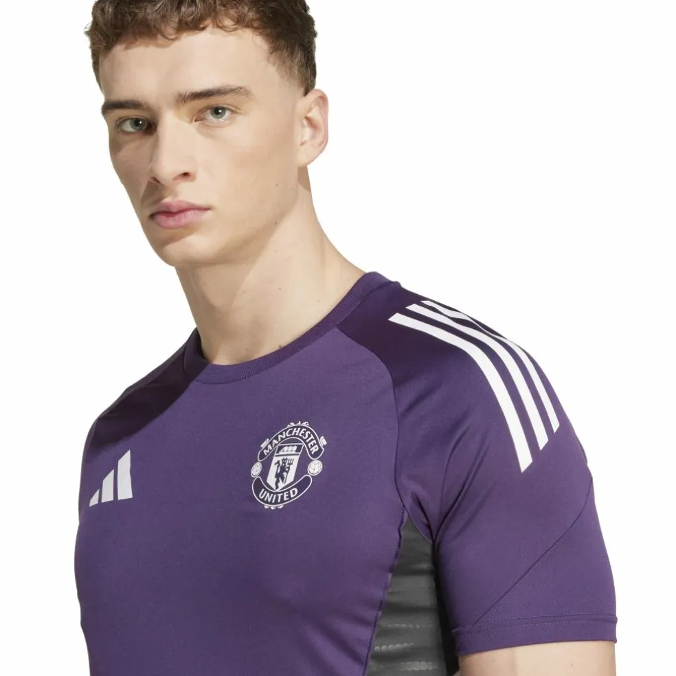 Adidas Manchester United Tiro 25 voetbalshirt heren aurora plum