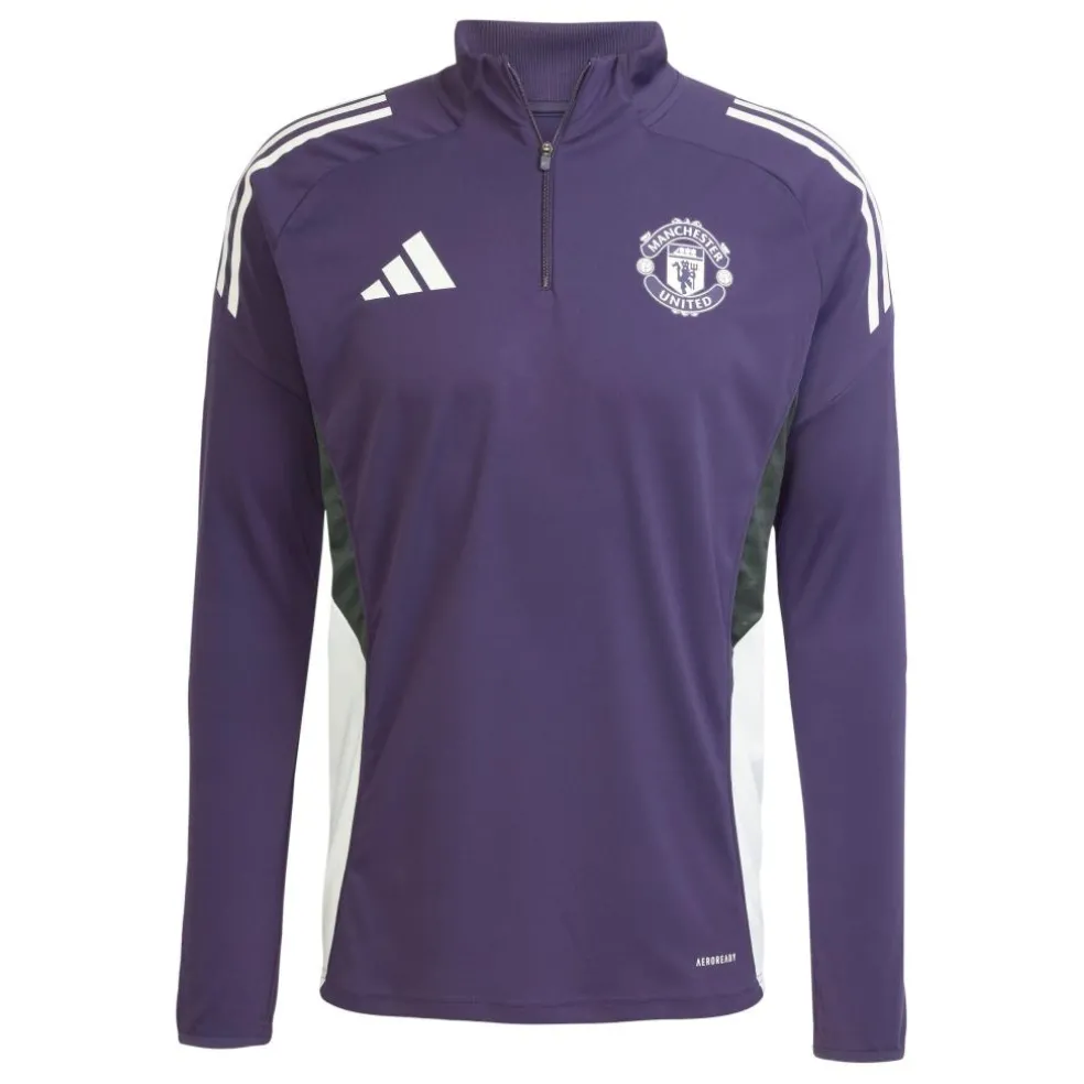 Adidas Manchester United Tiro 25 Competition trainingsshirt heren aurora plum