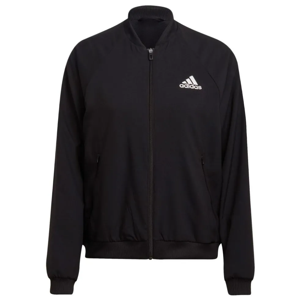 Adidas Melbourne trainingsjack dames black white