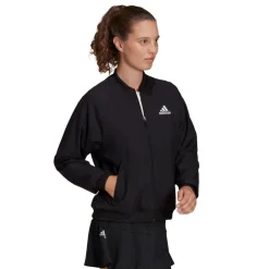 Adidas Melbourne trainingsjack dames black white