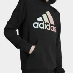 Adidas Metallic Print hoodie junior black