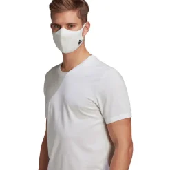 Adidas mondkapje white 3-pack - M - L