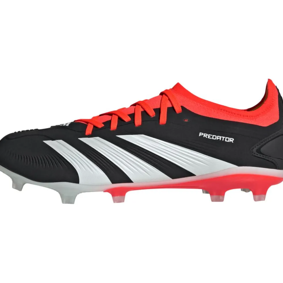 Adidas Predator 24 Pro FG voetbalschoenen heren core black cloud white solid red