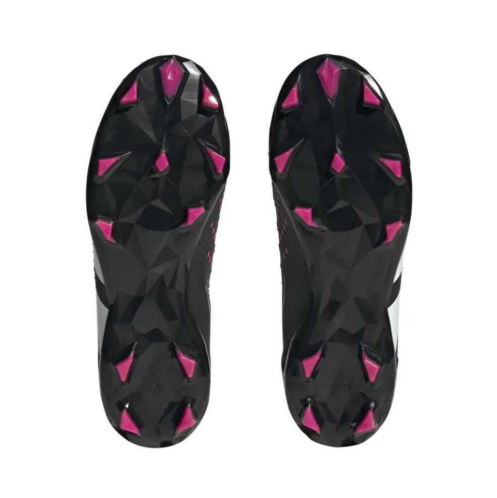 Adidas Predator Accuracy.3 voetbalschoenen junior core black cloud white team shock pink 2