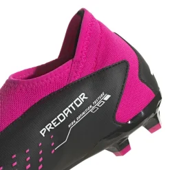 Adidas Predator Accuracy.3 voetbalschoenen junior core black cloud white team shock pink 2