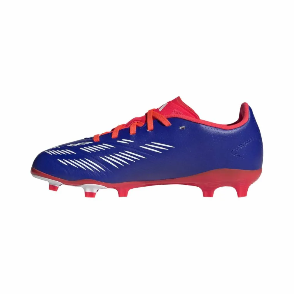 Adidas Predator League FG voetbalschoenen junior lucid blue cloud white solar red