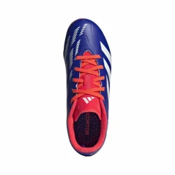Adidas Predator League FG voetbalschoenen junior lucid blue cloud white solar red