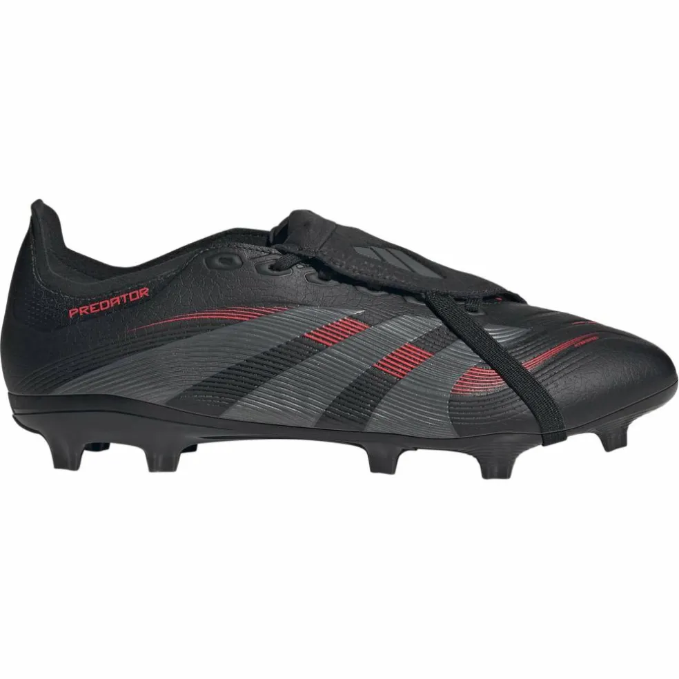 Adidas Predator League FG MG voetbalschoenen heren core black grey four lucid red