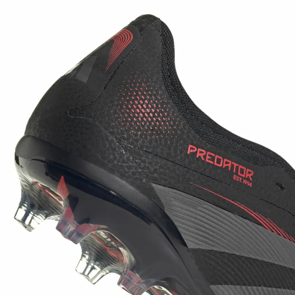 Adidas Predator Pro FG voetbalschoenen heren core black grey four lucid red