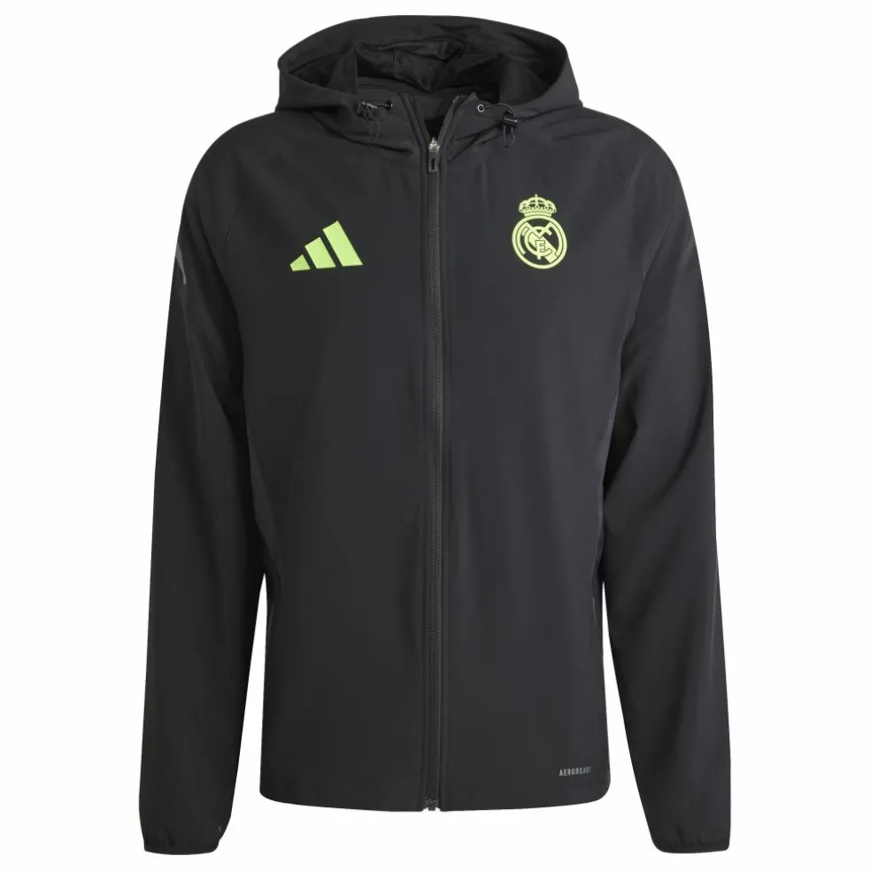 Adidas Real Madrid Tiro 25 Pro Vis Tech trainingsjack heren black