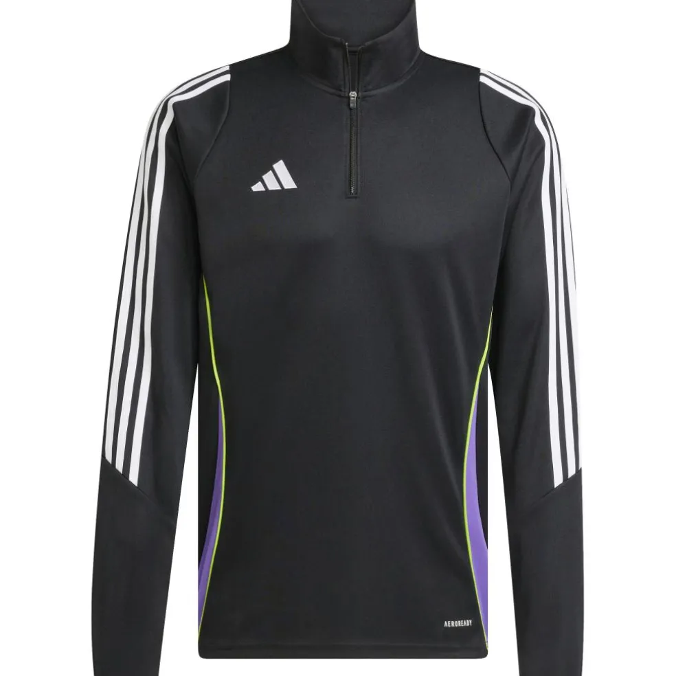 Adidas Tiro 24 trainingsjack heren black purple rush