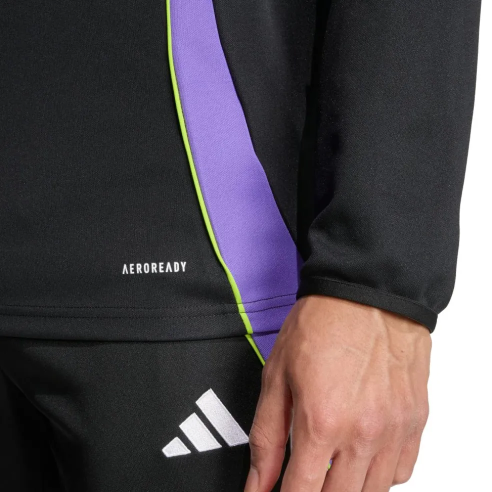 Adidas Tiro 24 trainingsjack heren black purple rush