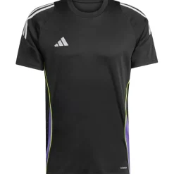 Adidas Tiro 24 voetbalshirt heren black purple rush