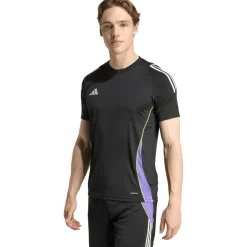Adidas Tiro 24 voetbalshirt heren black purple rush