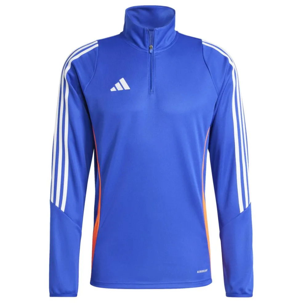 Adidas Tiro trainingsshirt heren 24 lucid blue white app solar red