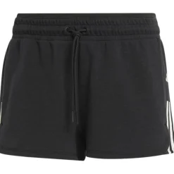 Adidas Train Essentials Cotton 3-Stripes short dames black
