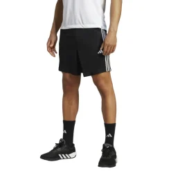 Adidas Train Essentials Piqué 3-Stripes short heren black white