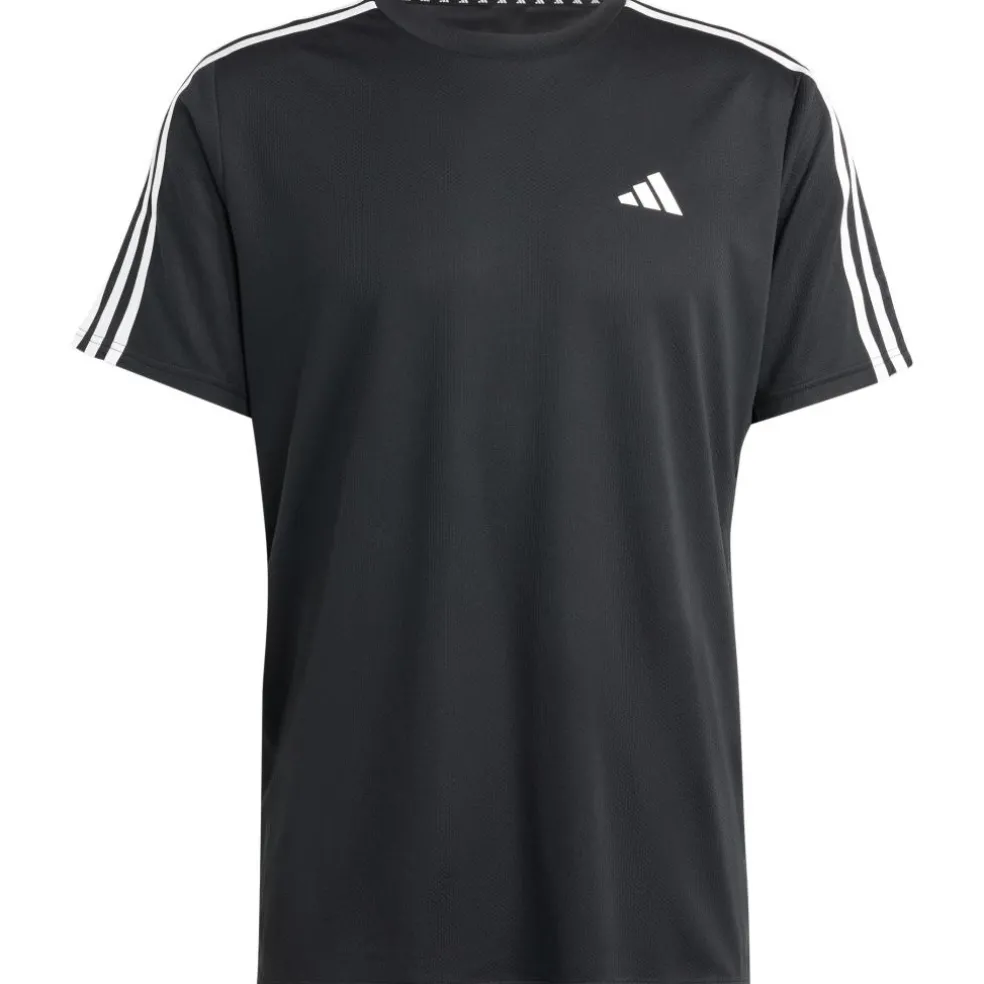 Adidas Train Essentials 3-Stripes shirt heren black white