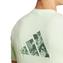 Adidas Workout Woven shirt heren semi green spark black