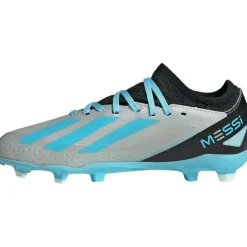 Adidas X Crazyfast Messi.3 FG voetbalschoenen junior silver metallic blish blue core black