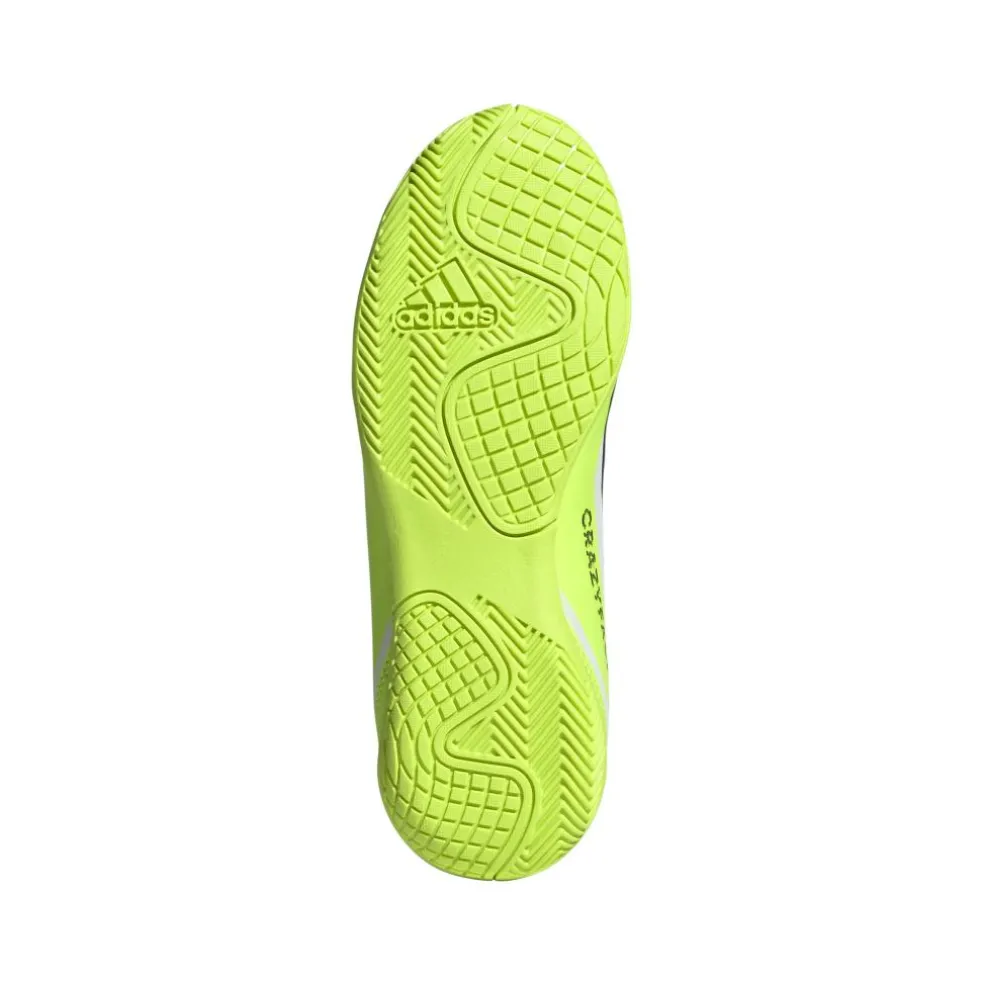 Adidas X Crazyfast.4 zaalvoetbalschoenen junior white core black