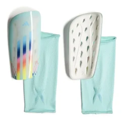 Adidas X Speedportal League scheenbeschermers clear aqua  solar red