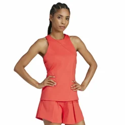Adidas Y-Tank tennis tanktop dames semi lucid red