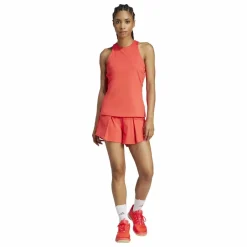 Adidas Y-Tank tennis tanktop dames semi lucid red