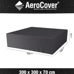 Aerocover Loungesethoes 300 x 300 x 70 antraciet