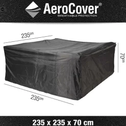 Aerocover Loungesethoes 235 x 235 x 70 antraciet