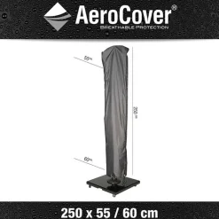Aerocover Parasolhoes 250 x 55-60 antraciet