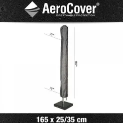 Aerocover Parasolhoes 165 x 25-35 antraciet