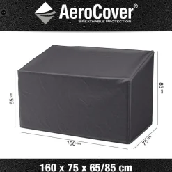 Aerocover Tuinbankhoes 160 x 75 x H65-85 antraciet