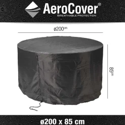 Aerocover Tuinsethoes 200 x 85 antraciet