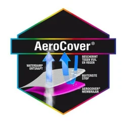 Aerocover Tuinstoelhoes 67 x 67 x 80 antraciet