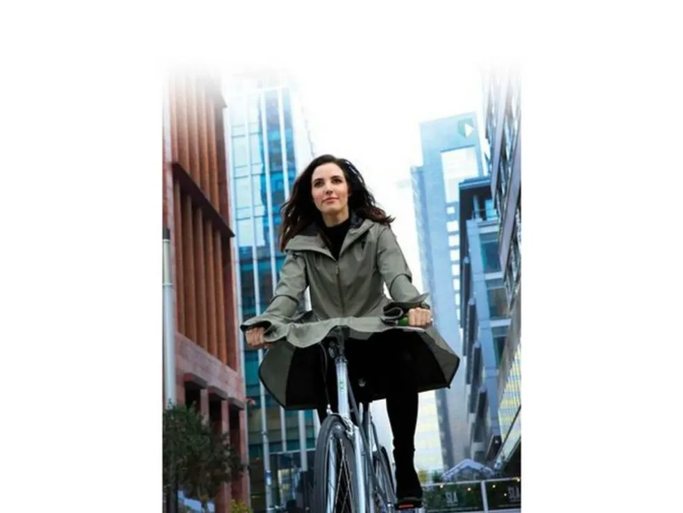 Agu Seq regenjas dames olive