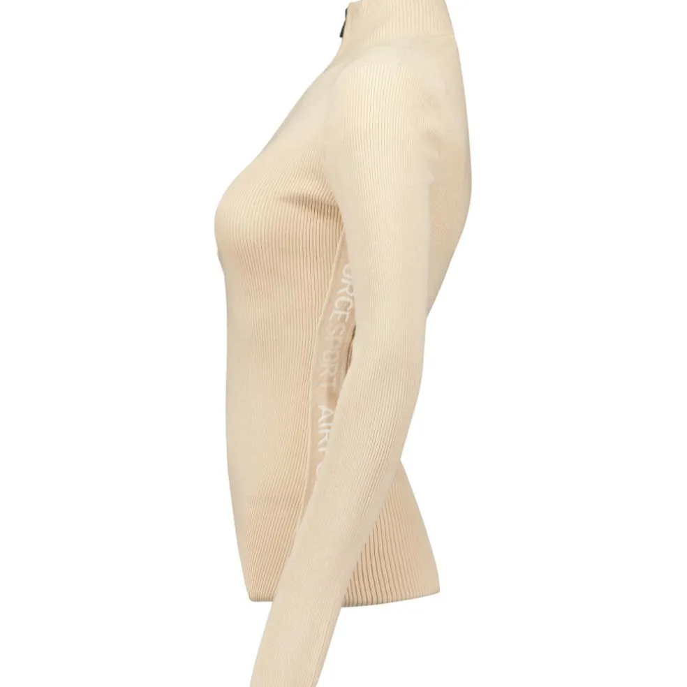 Airforce Ruby Ribbed skipully dames beige mist white