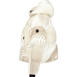 Airforce Sun Peaks Moiré winterjas dames white beige mist