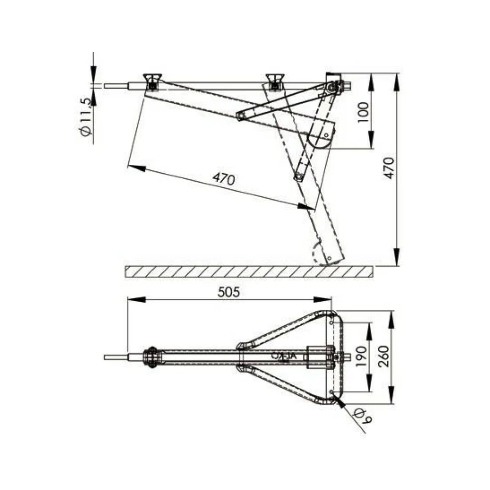Al-Ko Standaard uitdraaisteun