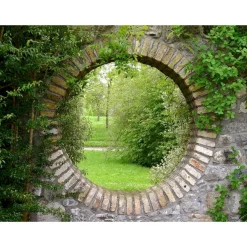 All Seasons Posters  Stenen doorkijk tuinposter 80 x 60