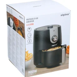 Alpina 871125257433 airfryer black