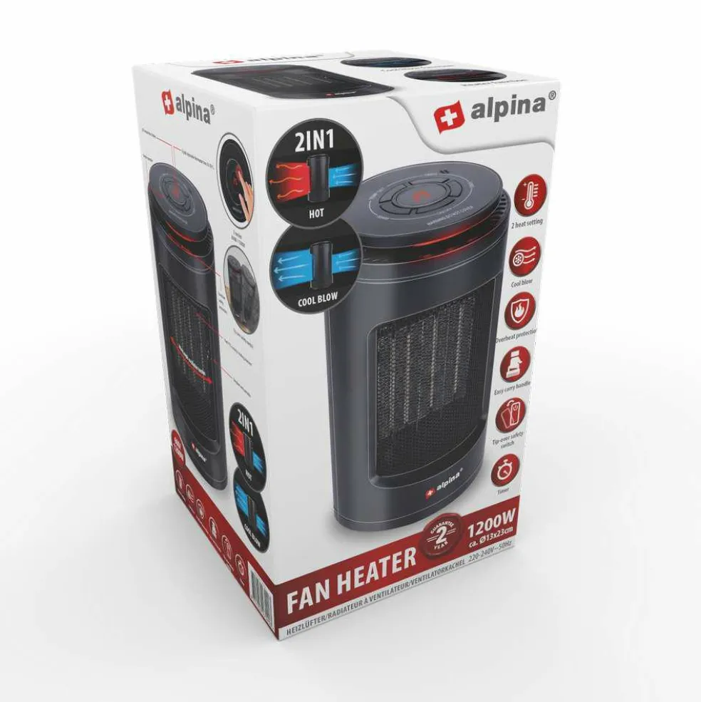 Alpina 2 in 1 heater