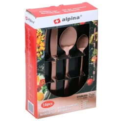 Alpina Bestekset 16-delig koper