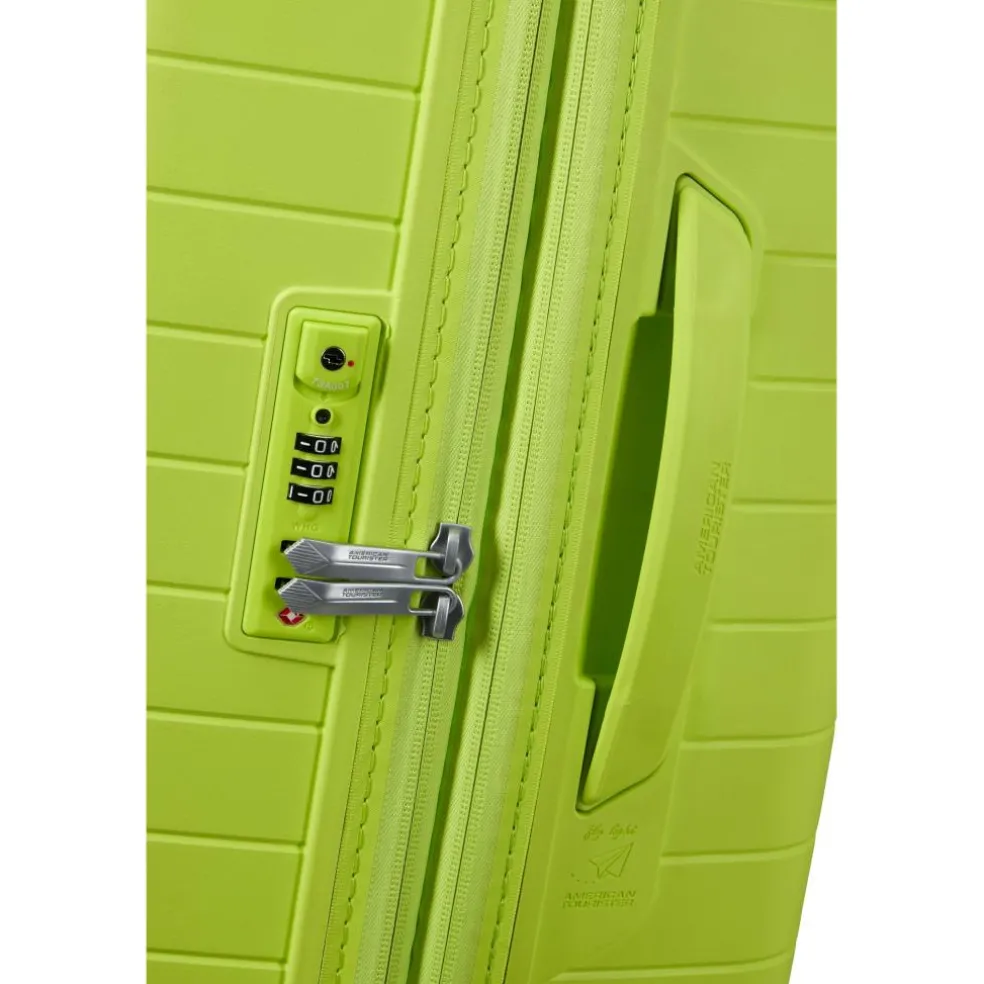 American Tourister Fastforward Spinner 78 koffer neon lime