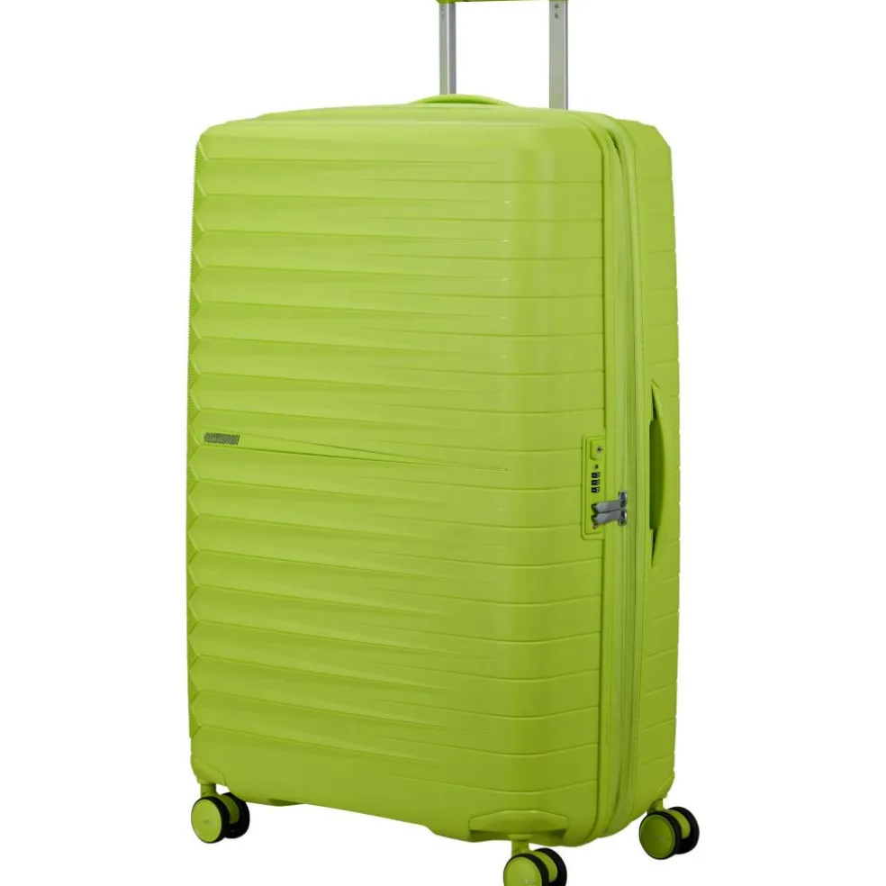 American Tourister Fastforward Spinner 78 koffer neon lime