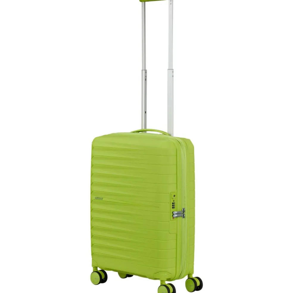 American Tourister Fastforward Spinner 55 koffer neon lime