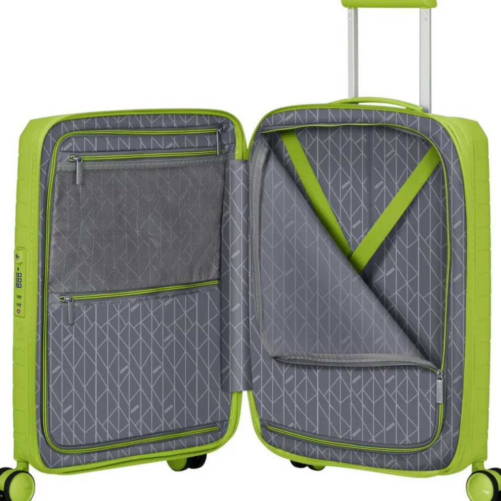 American Tourister Fastforward Spinner 55 koffer neon lime