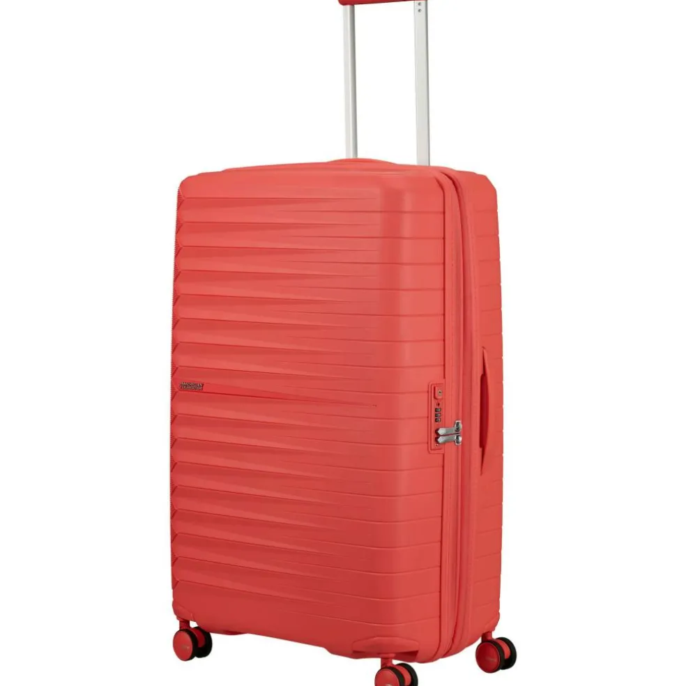 American Tourister Fastforward Spinner 78 koffer sunset coral