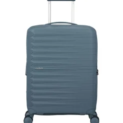 American Tourister Fastforward Spinner 55 koffer steel blue