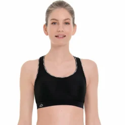 Anita Delta Top sport bh dames black